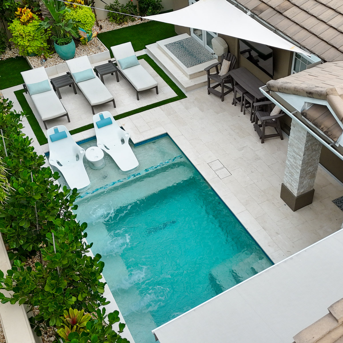 Custom patios and pool decks built in South Tampa, FL