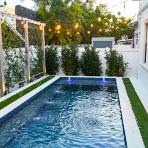 Grading and drainage for custom backyards in Lutz & Tampa shores, FL