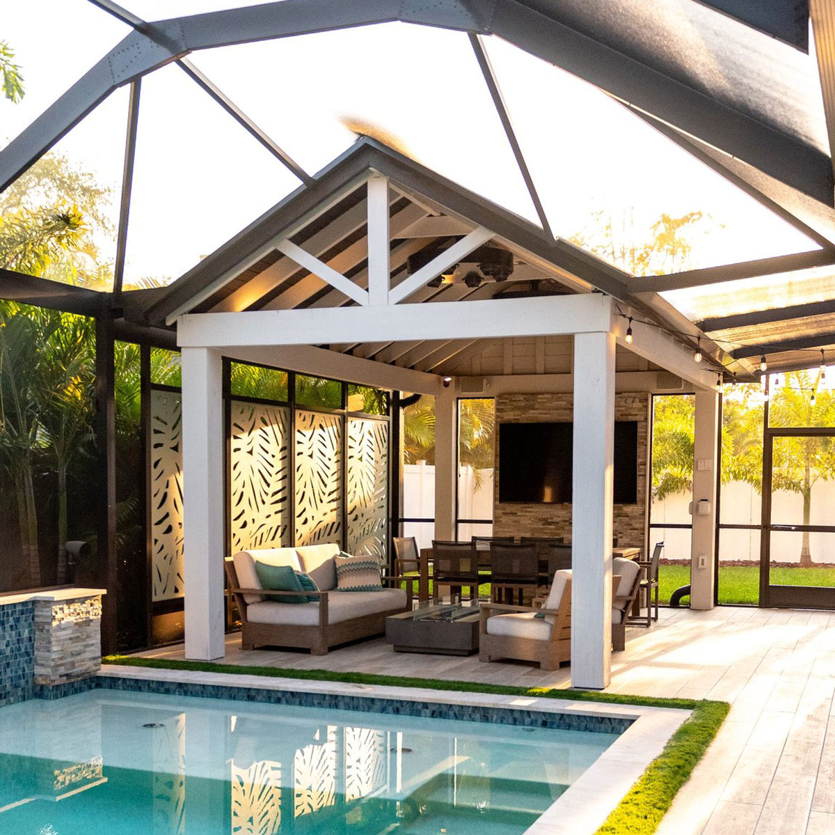 Luxury Cabanas & pergolas in Odessa & Ballast Point FL