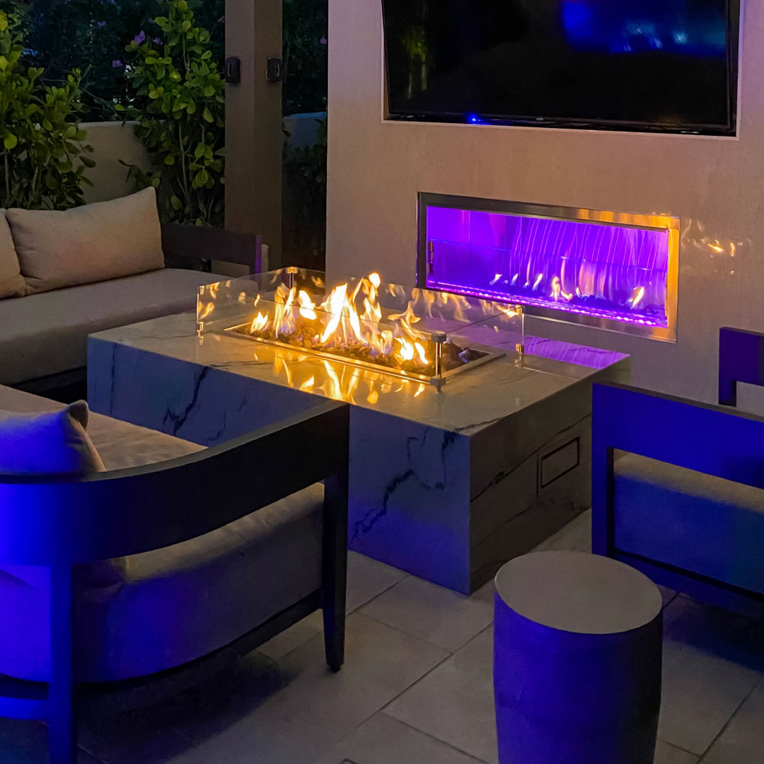 stunning fire pits in Tampa Heights & Lutz FL