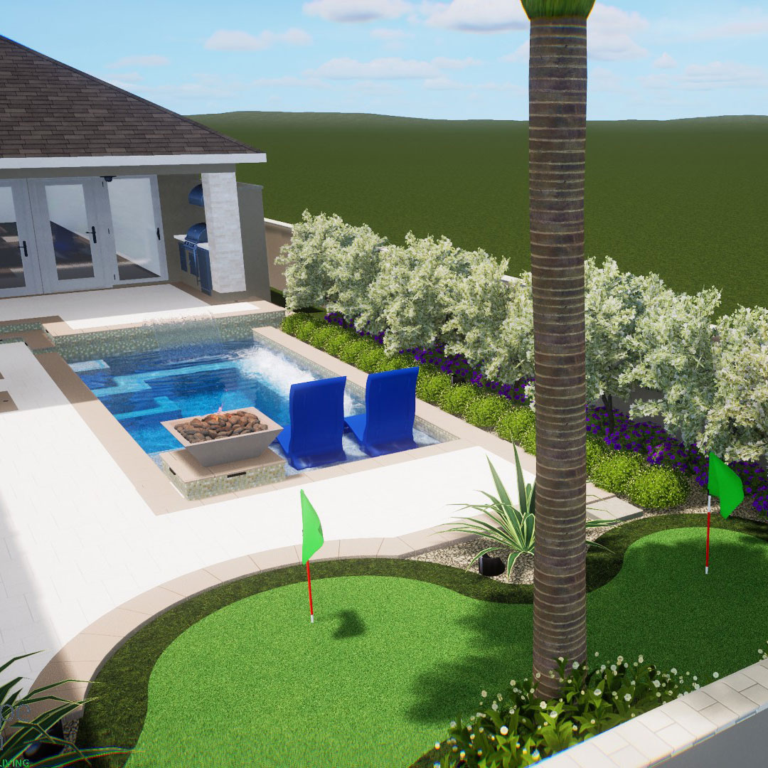 Landsape 3D Renderings in Lutz & Odessa FL