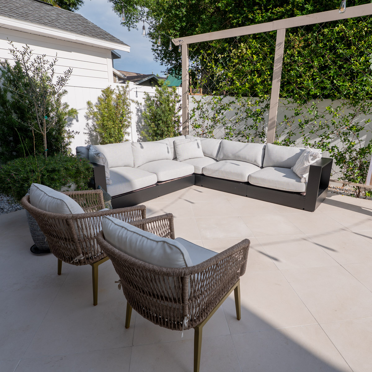 Professionally hardscaped backyards in Cheval, FL