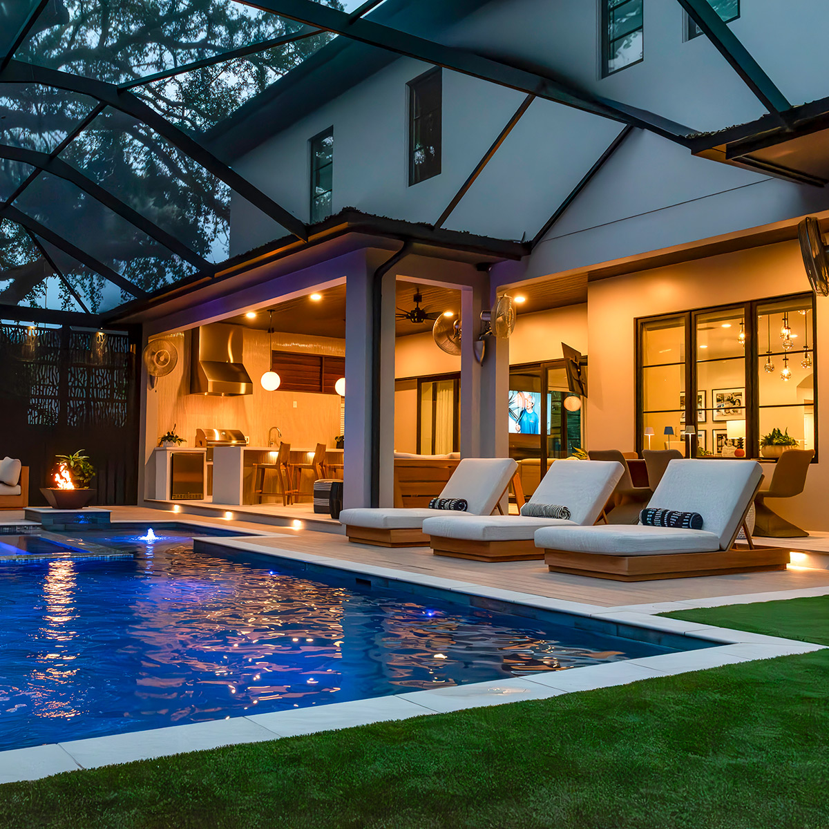 Landscape architectual lighting in Cheval, FL