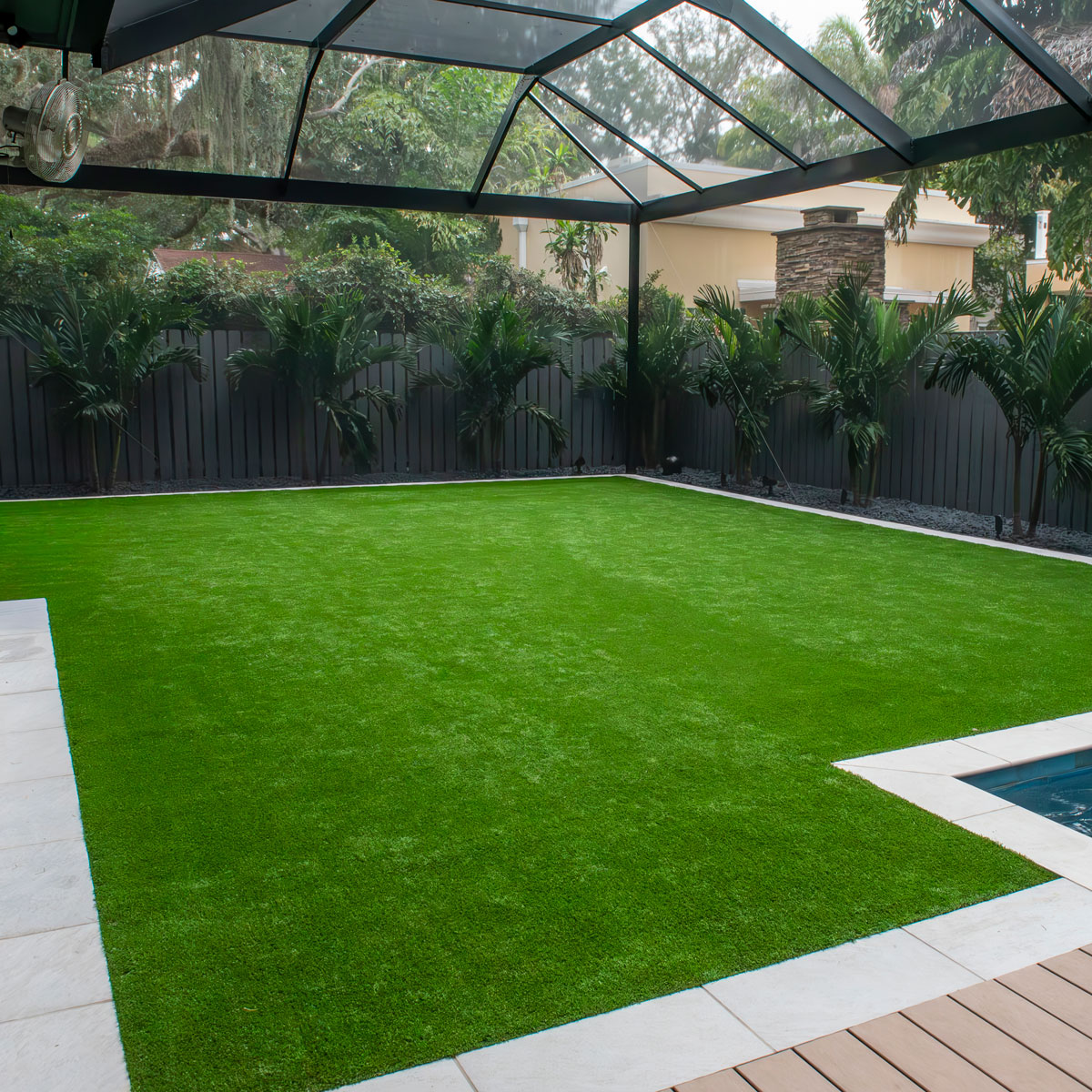 Backyards custom designed with turf and more in Cheval & Beach park, FL