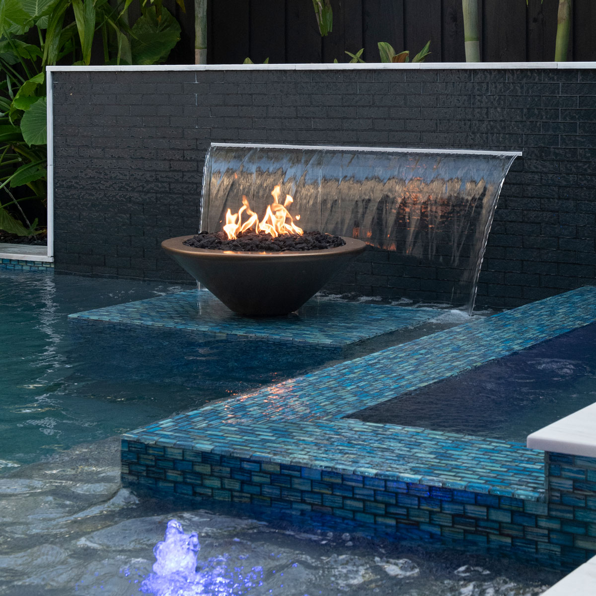 Water & Fire Features For Outdoor Living Spaces Lutz & Cheval FL